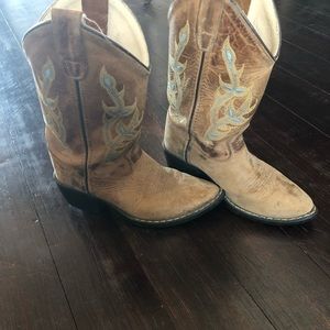 Old West Leather Cowboy Boots
